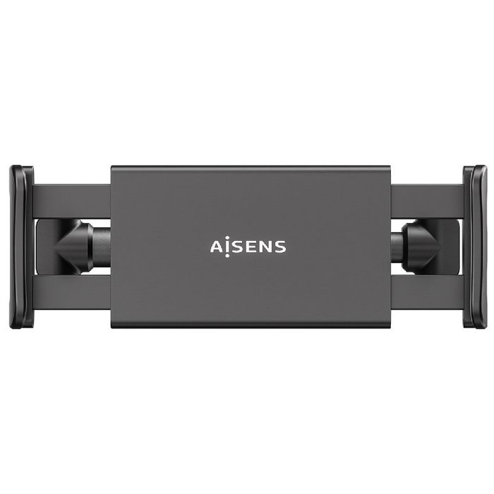 Aisens Soporte de Coche Ajustable para Reposacabezas, Negro